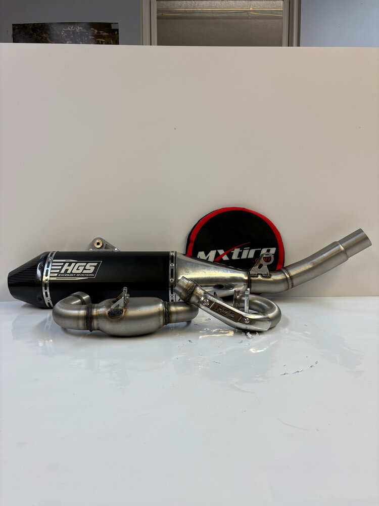 HGS EXHAUST SYSTEM 4T BLACK CARBON YAMAHA YZF 250 '19-'25