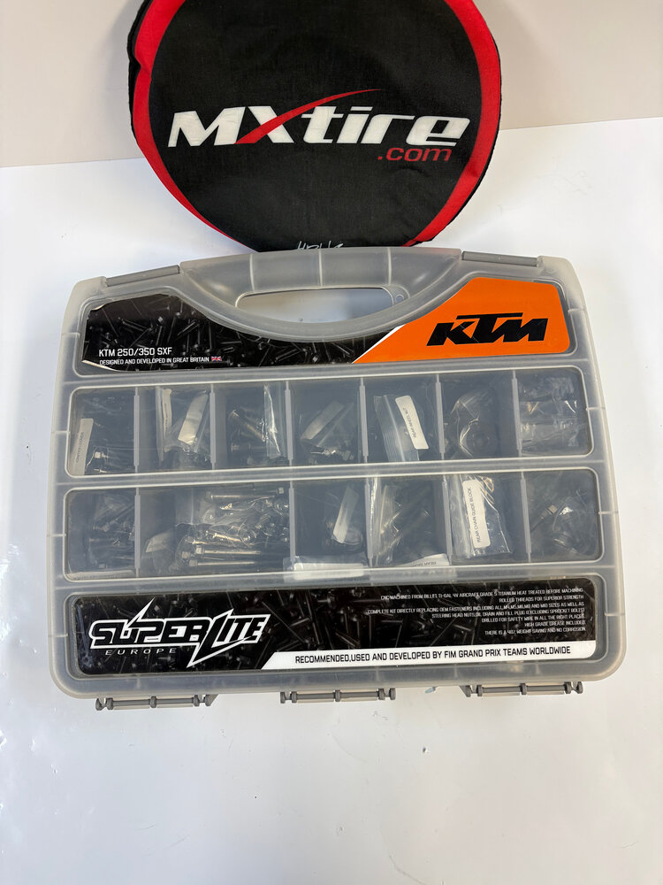SUPERLITE SuperLite KTM 250/350 SXF Titanium Bolt Kit