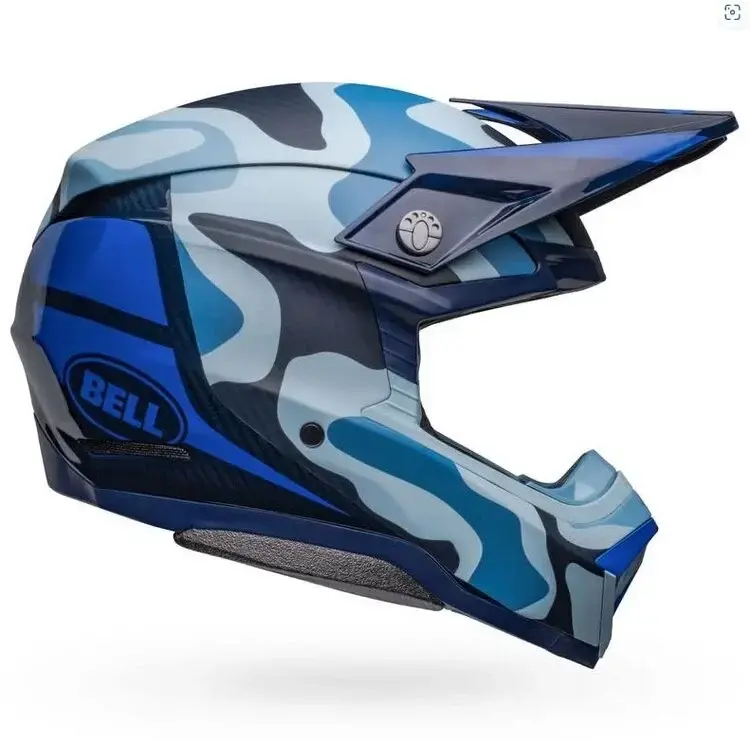 BELL MOTO-10 FERRANDIS MECHANT MATTE/GLOSS DARK BLUE/LIGHT BLUE