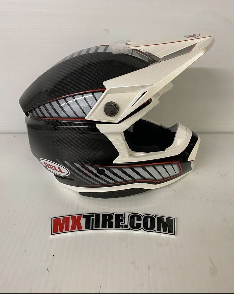 BELL MOTO 10 SPHERICAL LE RHYTHM GLOSS BLACK/WHITE