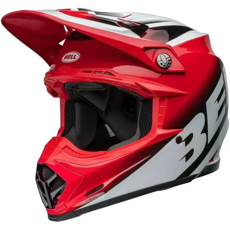 BELL MOTO-9S FLEX HELMET RAIL GLOSS RED/WHITE