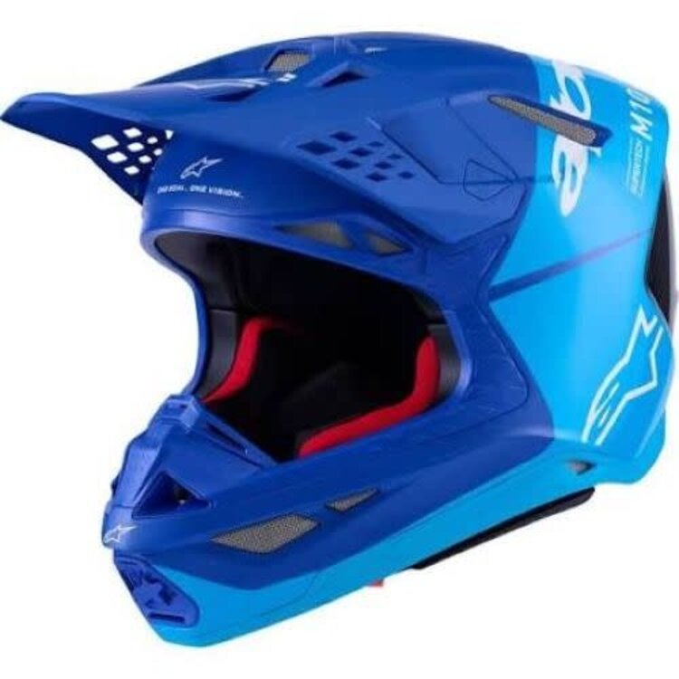 ALPINESTARS S-M10 HELMET FLOOD Blue/Black Carbon