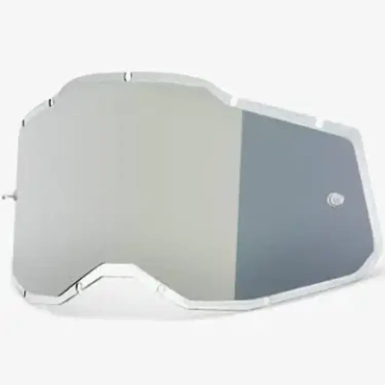 100% 100% Injected Replacement Lens Gen 2 - Racecraft 2 / Accuri 2 / Strata 2 - Silver