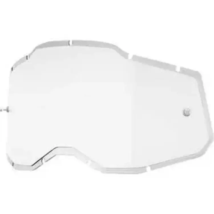 100% 100% Injected Replacement Lens Gen 2 - Racecraft 2 / Accuri 2 / Strata 2 - Clear