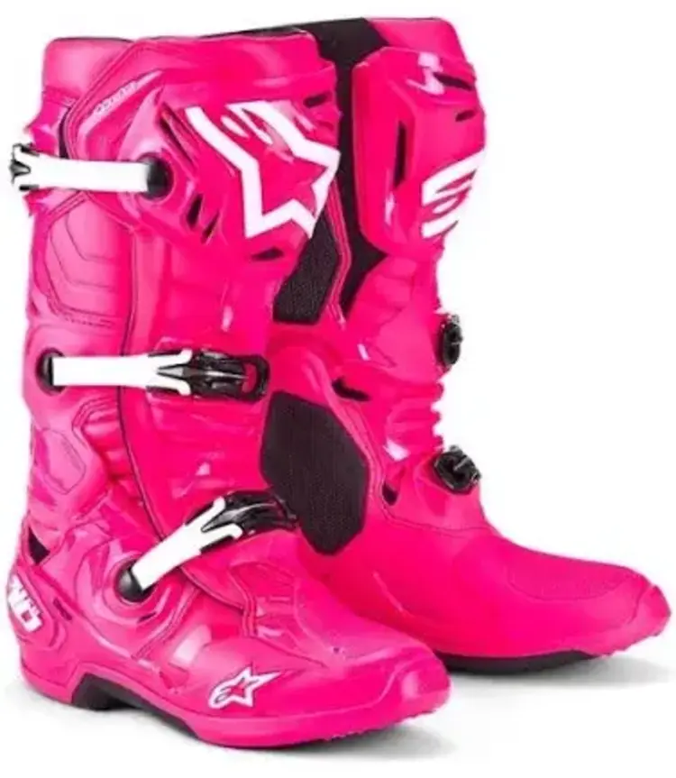 ALPINESTARS TECH 10 MX BOOTS DIVA PINK/WHITE
