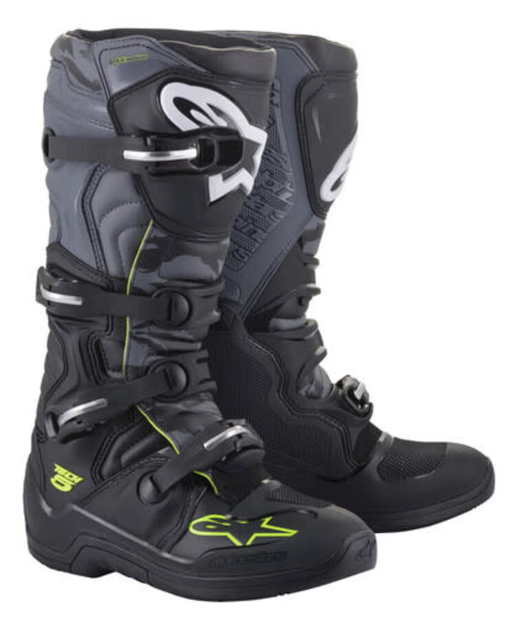 ALPINESTARS ALPINESTARS TECH 5 BOOTS BLACK/ COOL GREY YELLOW