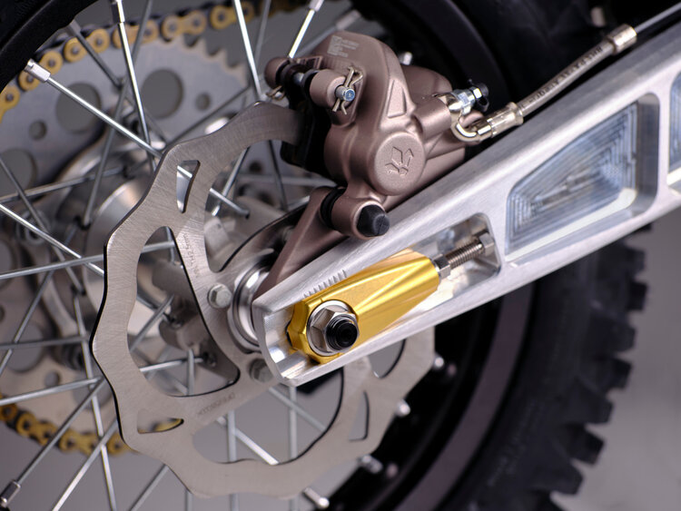 RR RACING RR Racing - Platinum Star Swingarm L EVO-5 - "Platinum" - KTM/HUSQ/GAS 85/105cc
