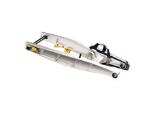 RR RACING RR Racing - Platinum Star Swingarm & Fork Lug Kit - XL EVO-5 - "BLACK EDITION" - KTM/HUSQ/GAS 85/105cc - WP Cone Valve