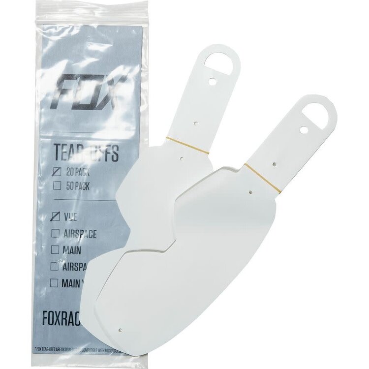 FOX RACING Fox Raicing - Standard Tearoffs - Vue - 20 Pack