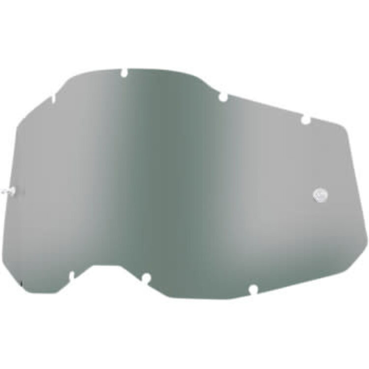 100% 100% GEN 2 Replacement Goggle Lens for Racecraft2/Accuri2/Strata2, Smoke
