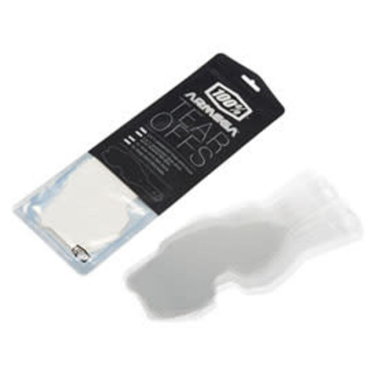 100% 100% - Standard Tearoffs - Armega/Airmatic - 50 Pack
