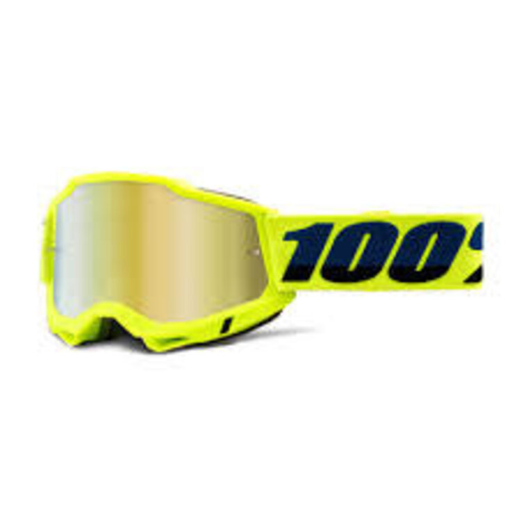 100% 100% - Accuri 2 Junior Goggle - Flow Yellow - Mirror Gold