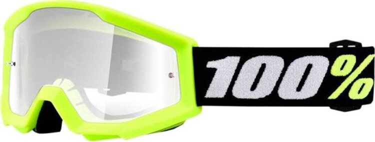 100% 100% - The Strata Goggle - Neon Yellow - Clear