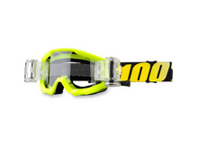100% 100% - The Strata Jr Mud Goggle - Neon Yellow - Clear