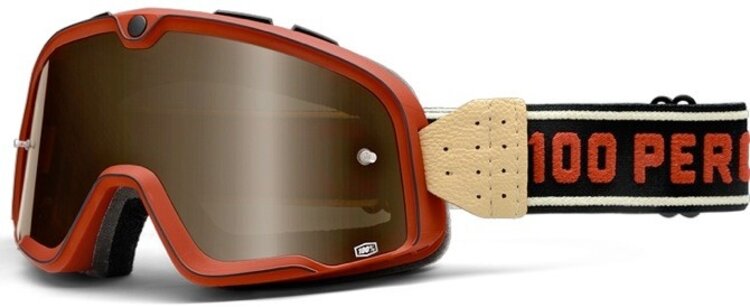 100% 100% The Barstow Classic Goggle - Red - Bronze