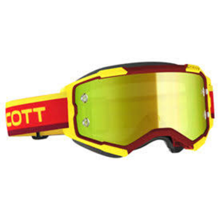 SCOTT Scott - Fury Goggle - Red/Yellow - Yellow Chrome Lens