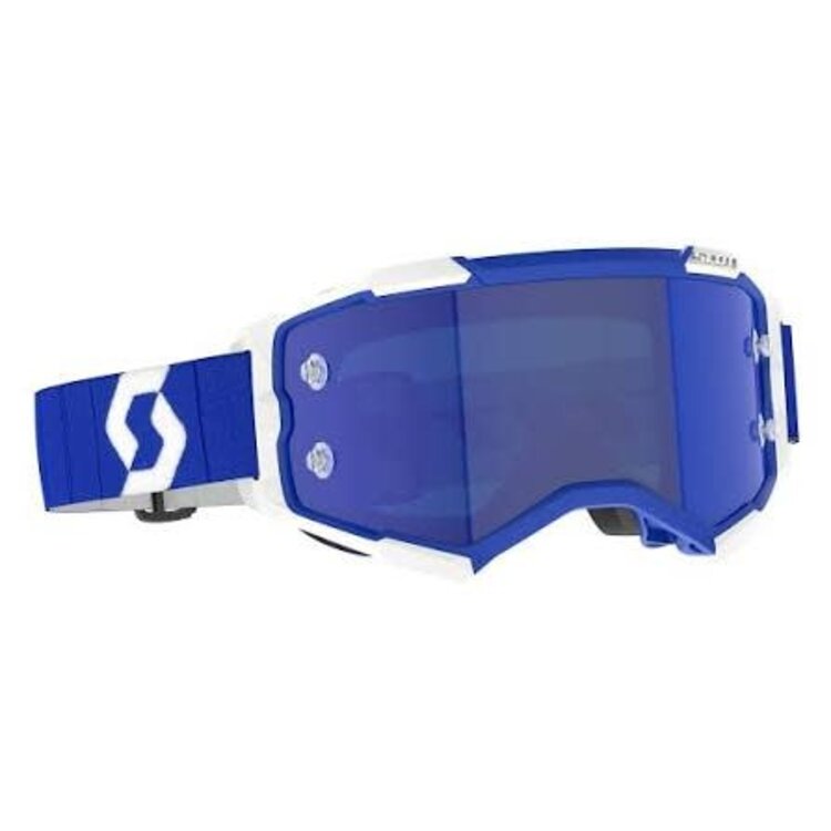 SCOTT Scott - Fury Goggle - Blue/White - Electric Blue Chrome Lens