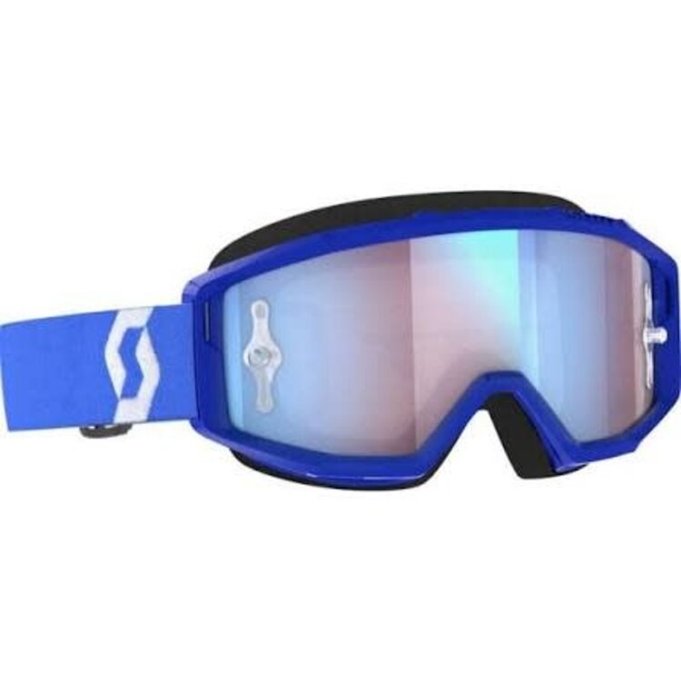 SCOTT Scott - Primal Goggle - Blue/White - Blue Chrome Lens