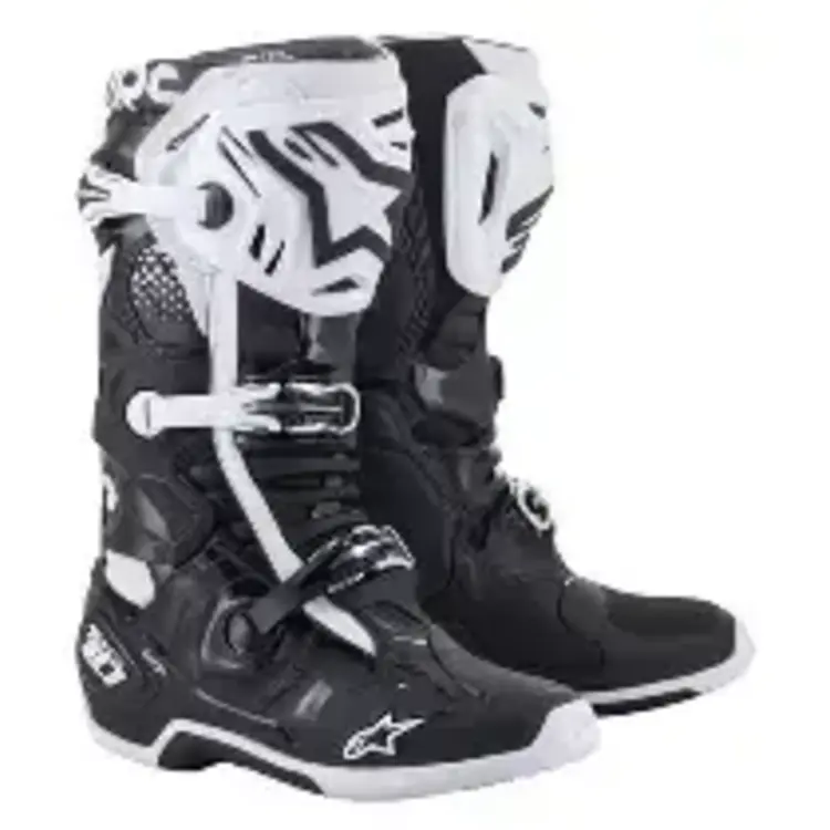 ALPINESTARS Alpinestar - Tech 10 Boot - Black/White - Size M8