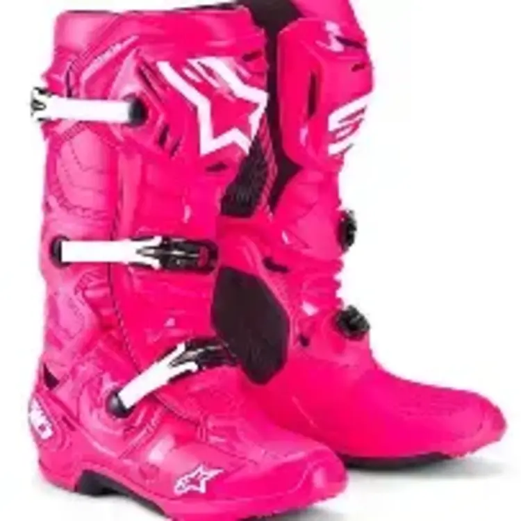 ALPINESTARS TECH 10 MX BOOTS DIVA PINK/WHITE