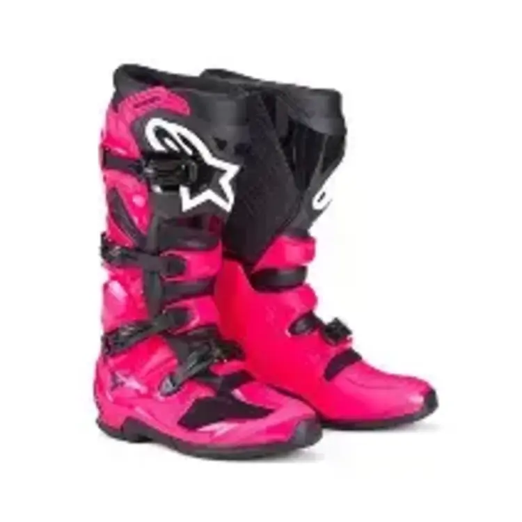 ALPINESTARS TECH 7 MX BOOTS DIVA PINK BLACK