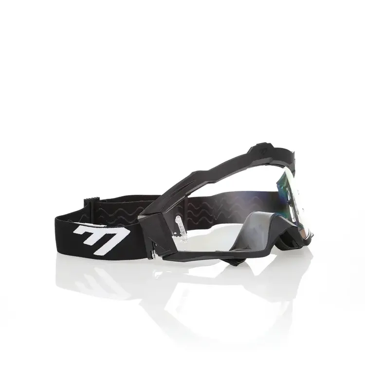 6D HELMETS 6D Max R Goggle – Black/Black, Clear Lens
