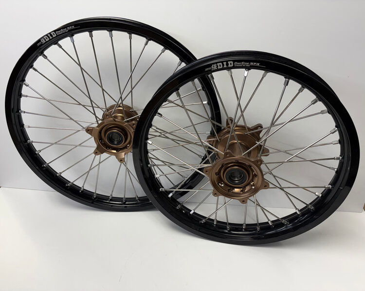 MXT MXT Complete Wheel Set Mag/Black - Yamaha YZ125/250/450 19" & 21" Wheels - DID Dirt Star ST-X Rims