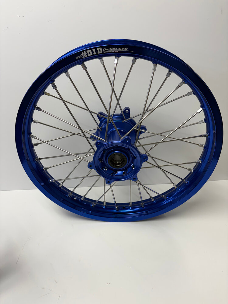 MXT MXT Complete Wheel Set Blue/Blue - Yamaha YZ125/250/450 19" & 21" Wheels - DID Dirt Star ST-X Rims