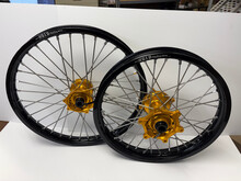 MXT MXT Complete Wheel Set Gold/Black - Honda CRF250/450 19" & 21" Wheels - DID Dirt Star ST-X Rims