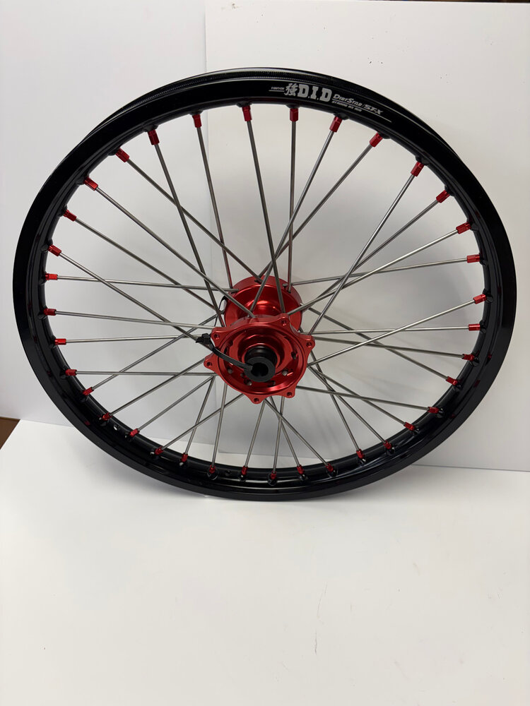 MXT MXT Complete Wheel Set Red/Black - Honda CRF250/450 19" & 21" Wheels - DID Dirt Star ST-X Rims