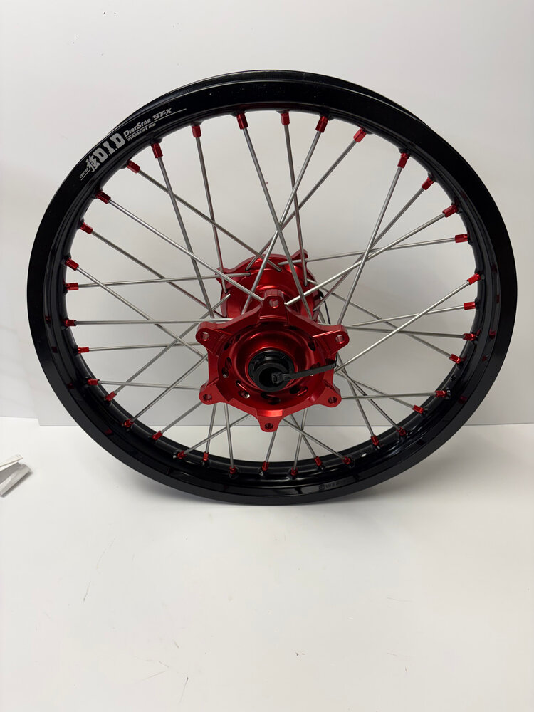 MXT MXT Complete Wheel Set Red/Black - Honda CRF250/450 19" & 21" Wheels - DID Dirt Star ST-X Rims