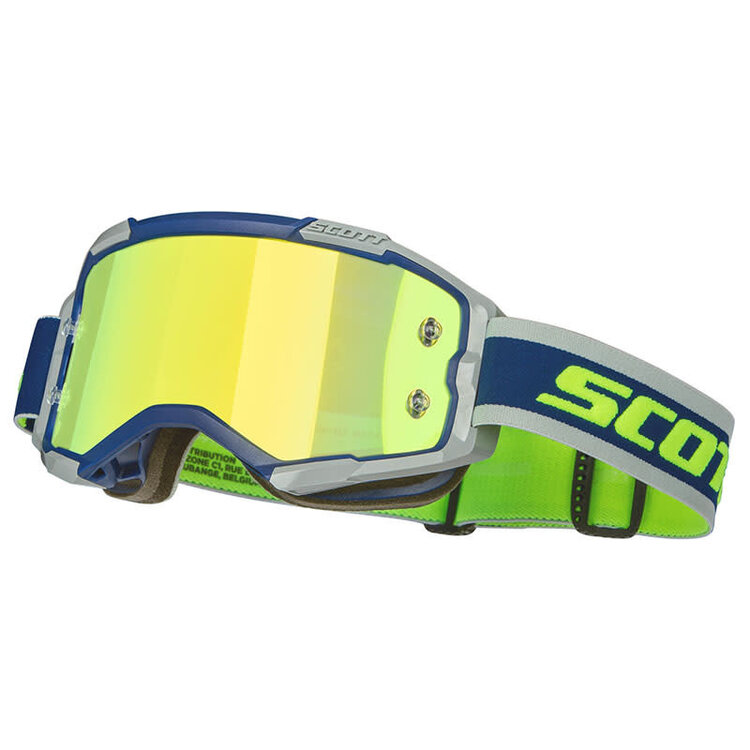 SCOTT Scott - Fury Goggle - Blue/Grey - Yellow Chrome Lens