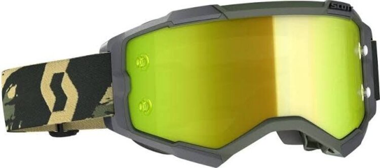SCOTT Scott - Fury Goggle - Camo/Khaki - Yellow Chrome Works