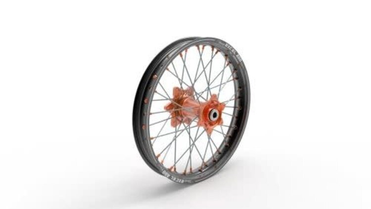 KITE Kite Racing - 19" Rear Wheel - KTM 125/250/450 - Kite Hub/Excel A60 - Orange/Black