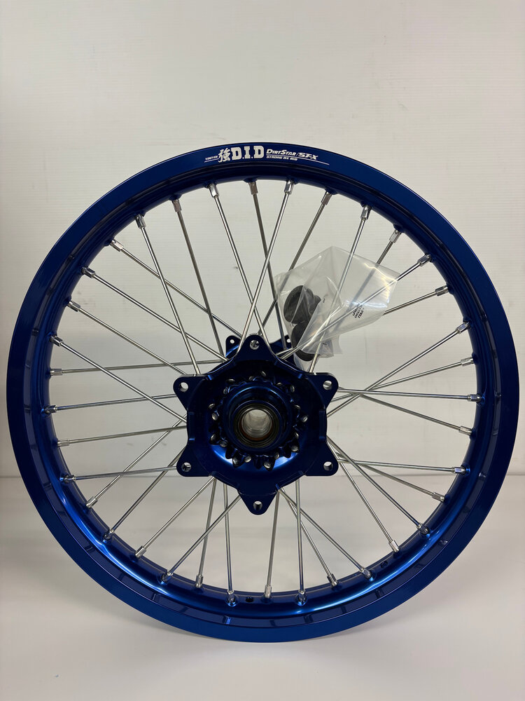 KITE Kite Racing - Complete Wheel Set - DID STX Rims - 19"Rear/21"Front - Yamaha YZ250F/450F - Blue/Blue