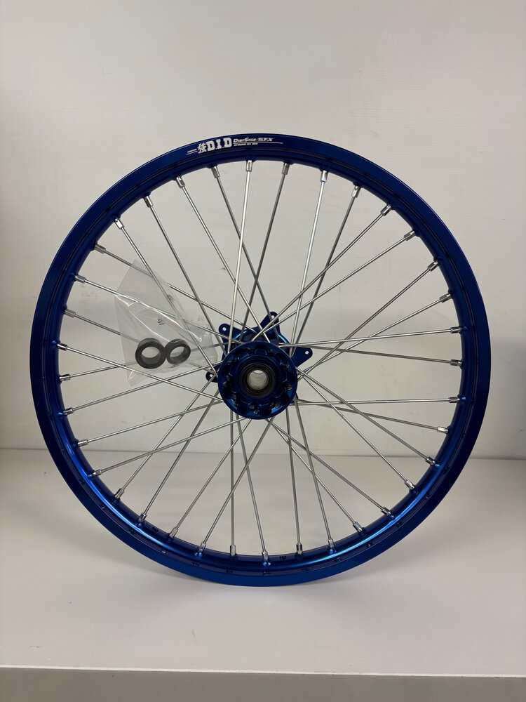 KITE Kite Racing - Complete Wheel Set - DID STX Rims - 19"Rear/21"Front - Yamaha YZ250F/450F - Blue/Blue