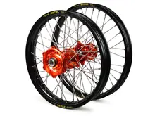 KITE Kite/Excel Signature - Complete Wheel Set - 19"Rear/21"Front - KTM - Orange/Black