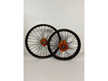 KITE Kite/Excel Complete Wheel Set - 16"Rear/19"Front - KTM 85/105cc '25+ - Orange/Black