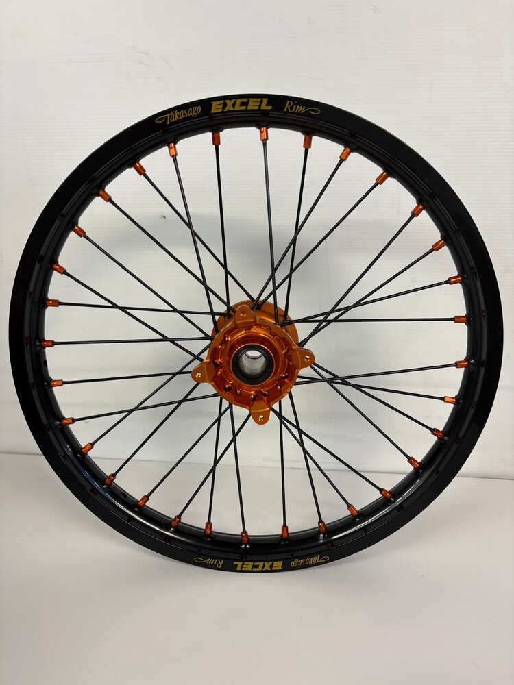 KITE Kite/Excel Complete Wheel Set - 16"Rear/19"Front - KTM 85/105cc '25+ - Orange/Black