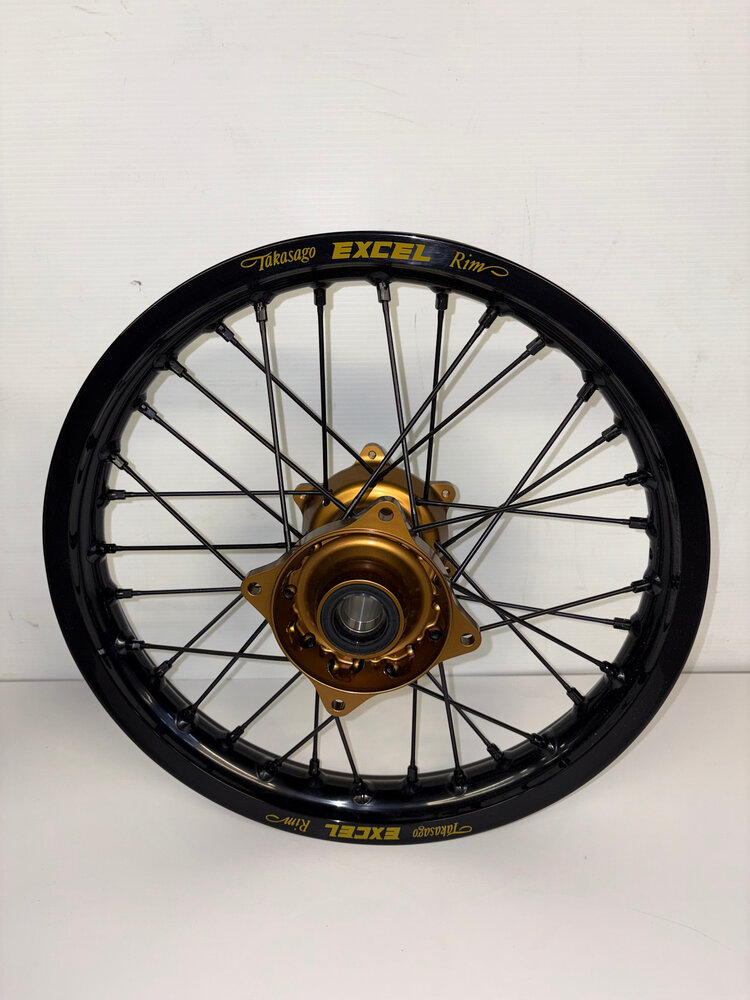 KITE Kite/Excel Complete Wheel Set - 16"Rear/19"Front - KTM/Husq/Gas 85/105cc - Bronze/Black "25+
