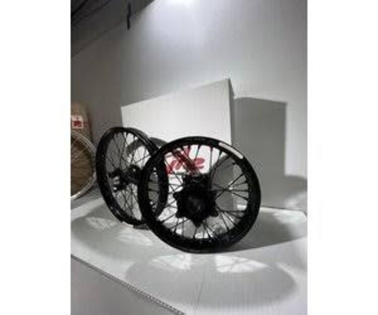 KITE Kite/Excel Complete Wheel Set - 14"Rear/17"Front - KTM/Husq/Gas 85 All Black 25+