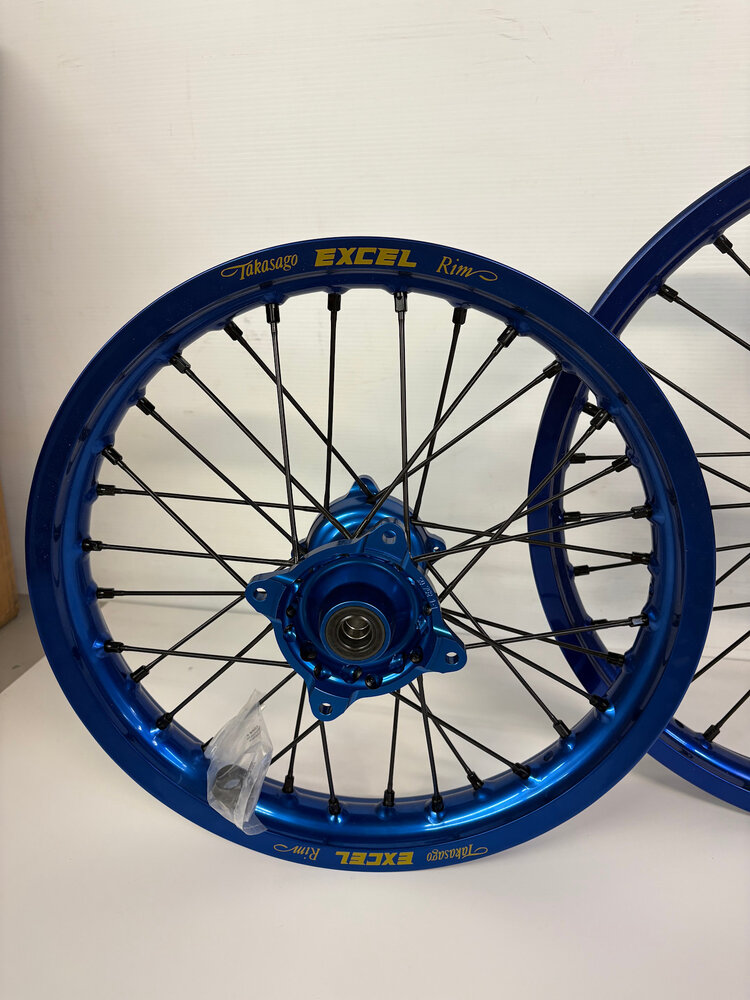 KITE Kite/Excel Complete Wheelset - 16"/19" Signature - YZ/RM 85 - Blue/Blue