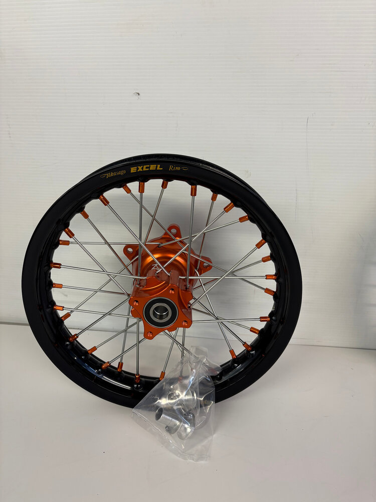 KITE Kite/Excel Complete Wheel Set - 12"Rear/14"Front KTM 65sx Orange/Black/Silver
