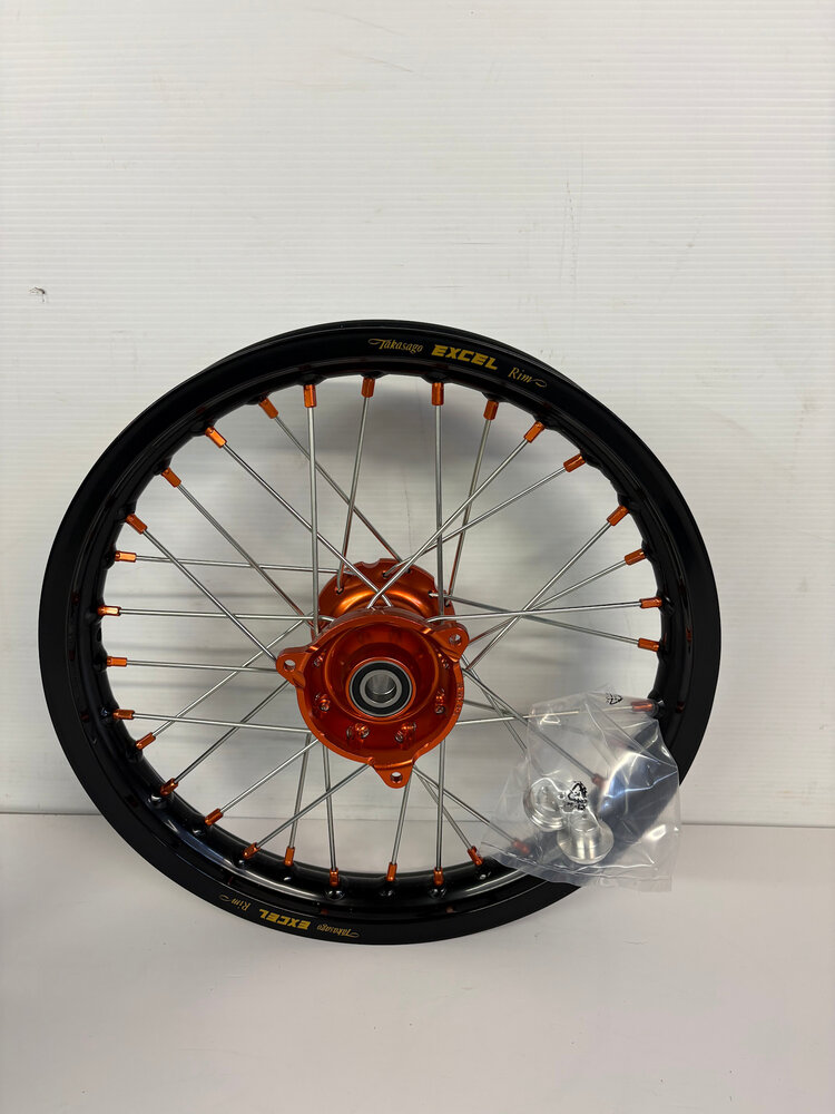 KITE Kite/Excel Complete Wheel Set - 12"Rear/14"Front KTM 65sx Orange/Black/Silver