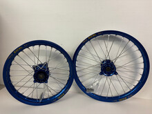 KITE Kite/Excel Complete Wheel Set - 16"Rear/19"Front - Yamaha YZ85/Suzuki RM85 - Blue/Blue/Silver