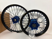 KITE Kite/Excel Signature Wheel Set - 14"Rear/17"Front Yamaha YZ85 - Blue/Blue/Black/Blue