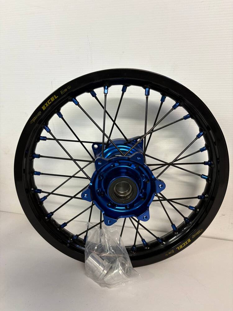 KITE Kite/Excel Signature Wheel Set - 14"Rear/17"Front Yamaha YZ85 - Blue/Blue/Black/Blue