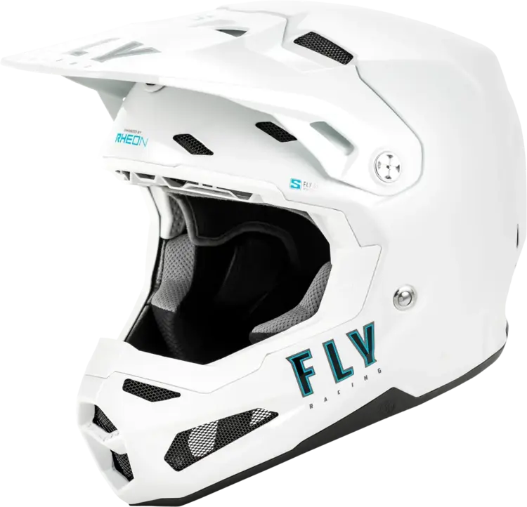FLY RACING F7 HELMET SOLID WHITE