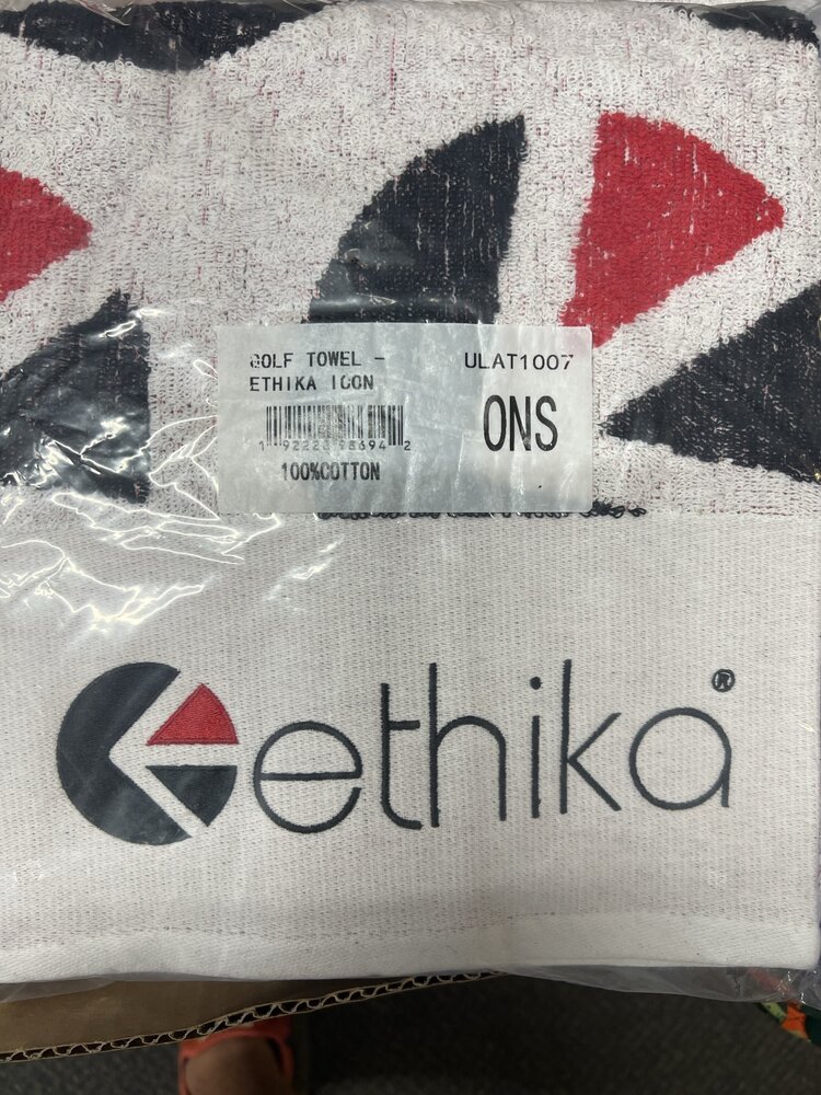 ETHIKA ETHIKA GOLF TOWEL 100% COTTON