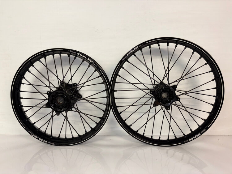 KITE Kite/Excel A60 Wheel Set - 19"/21" YZ250F/450F All Black